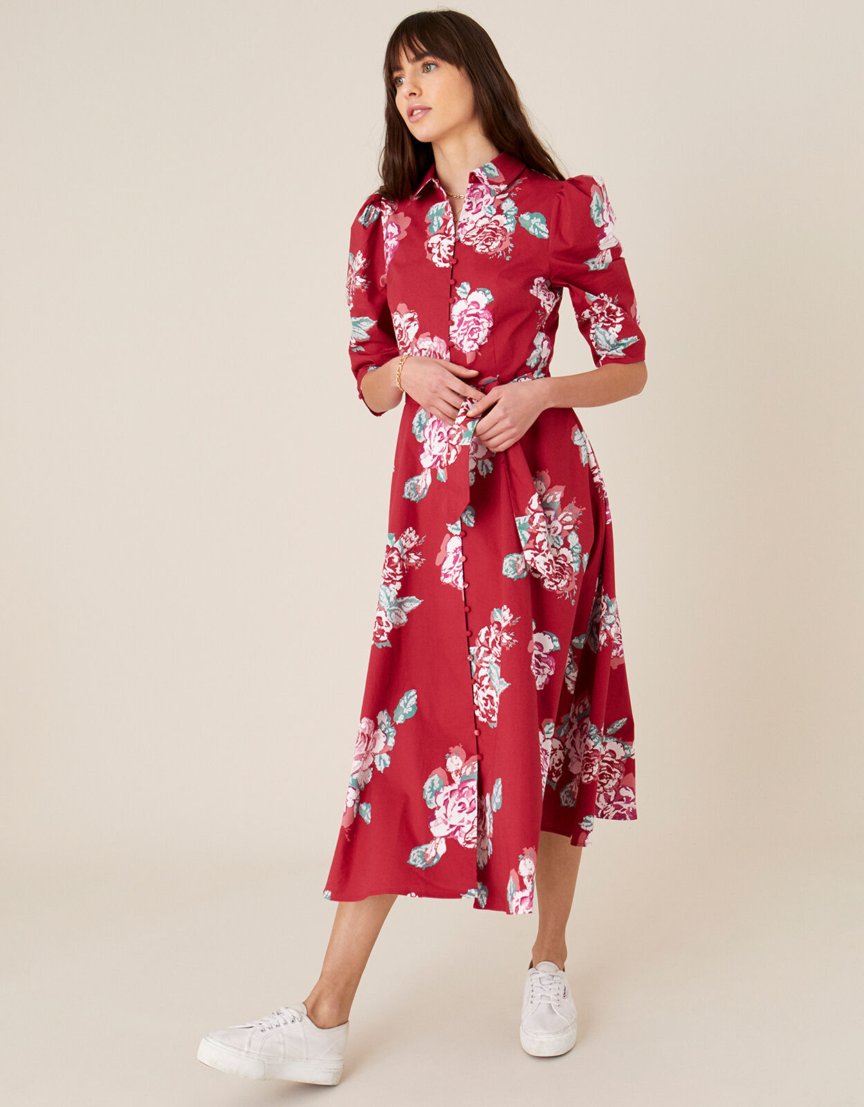 Rose shop shirt dress