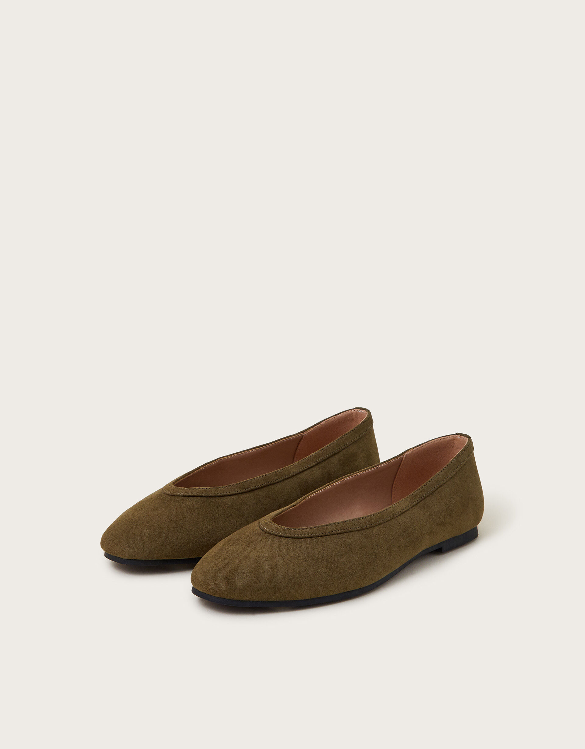 Suede ballet pumps clearance