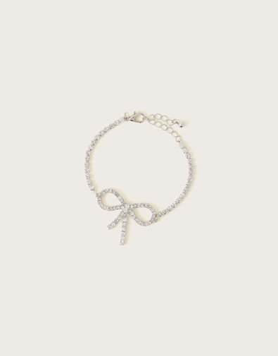 Crystal Bow Bracelet, , large