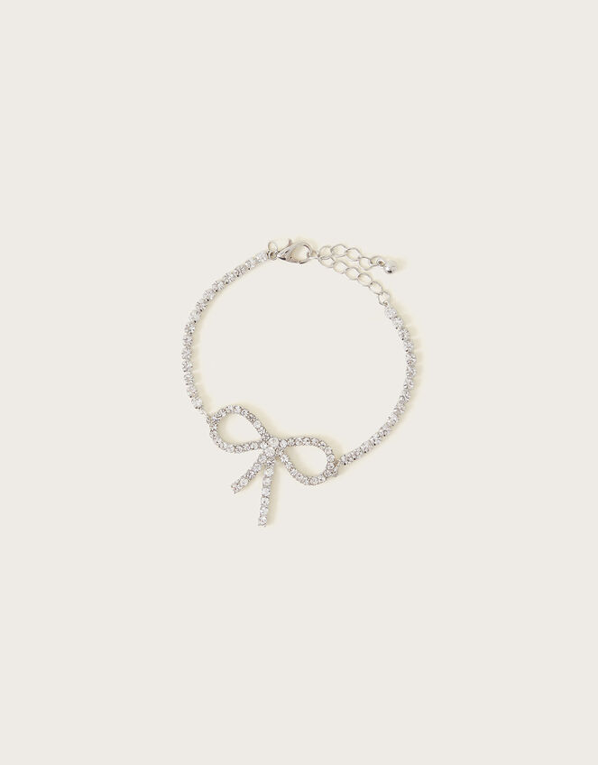 Crystal Bow Bracelet, , large