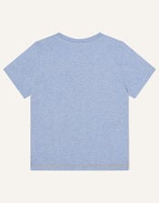 Safari Sunset T-Shirt, Blue (BLUE), large