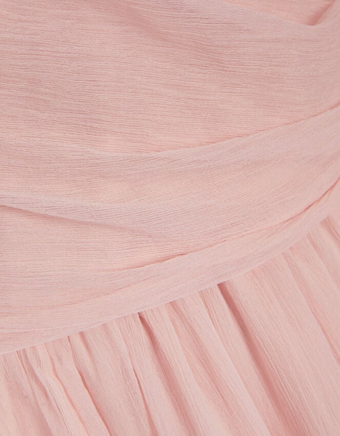 Arianna One Shoulder Tulle Prom Dress, Pink (PALE PINK), large