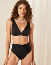 Clementine Bikini Bottoms with Recycled Polyester, Black (BLACK), large