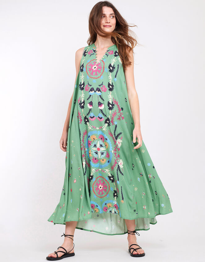 East Preeti Sleeveless Dress Green