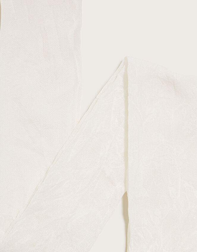 Baby Butterfly Lacey Tights, White (WHITE), large