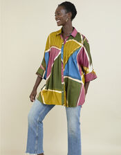 East Lailah Hand-Painted Shirt, Multi (MULTI), large