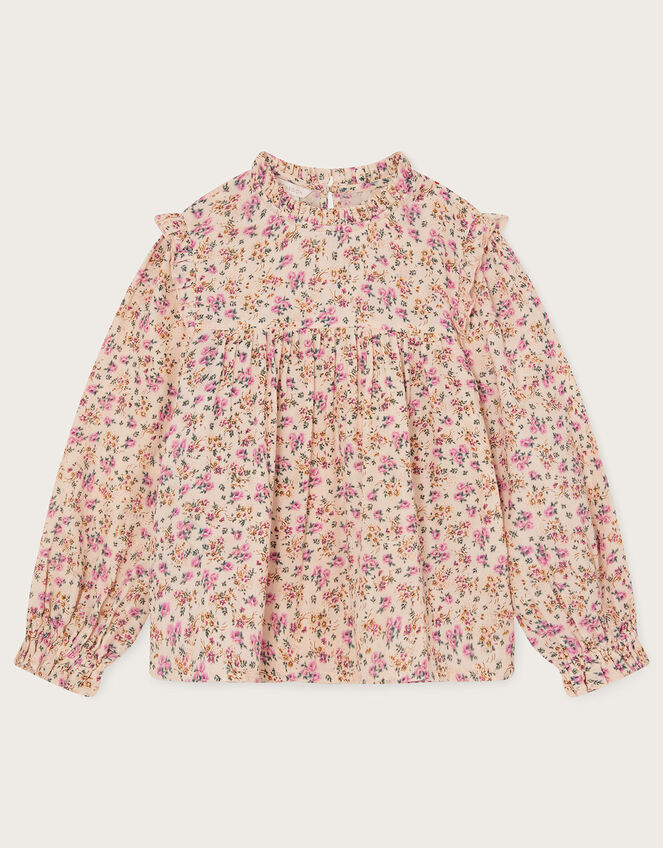 Boutique Dita Ditsy Blouse Ivory | Girls' Tops & T-shirts | Monsoon UK.