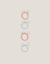 4-Pack Pearl Bow Hair Bands, , large