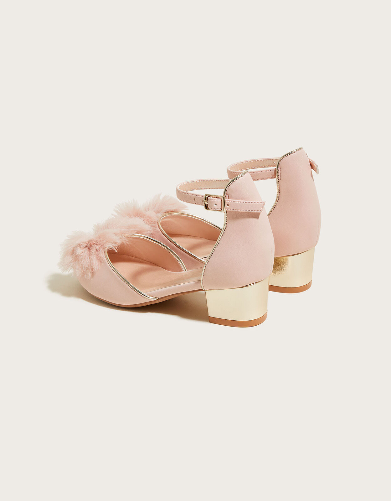 Faux on sale fur heels