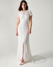 Sienna Lace Maxi Wedding Dress, Ivory (IVORY), large