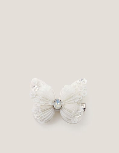 Sequin Butterfly Hair Clip, , large