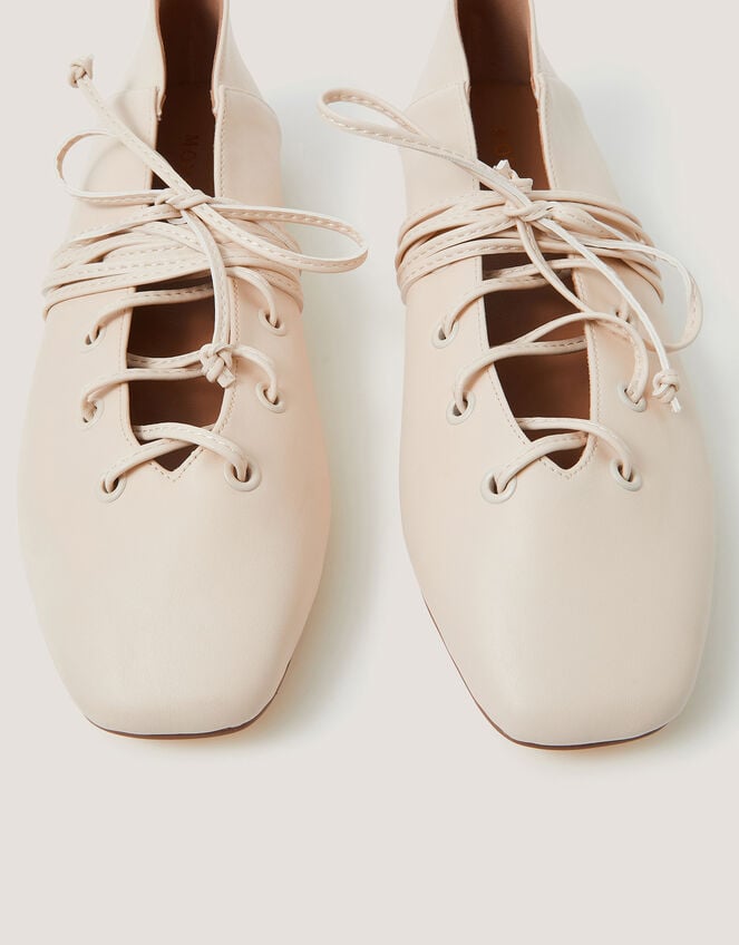 Grace Ghillie Flats, Ivory (IVORY), large