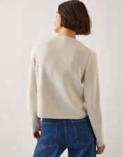 Tula Tie Cardigan, Ivory (IVORY), large