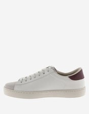 Victoria Berlin Leather & Suede Trainers, Red (BURGUNDY), large