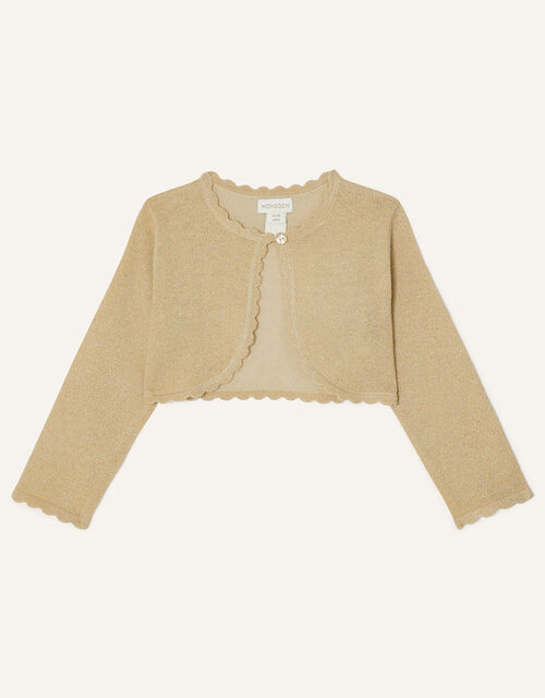 Baby Niamh Cardigan, Gold (GOLD), large