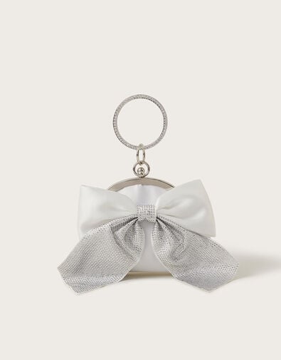 Diamante Bow Bangle Bag, , large