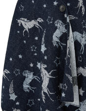 Connie Sparkle Unicorn Poncho, , large
