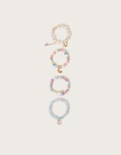 4-Pack Beaded Bracelets, , large