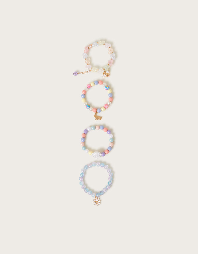 4-Pack Beaded Bracelets, , large