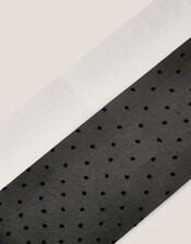 2-Pack Sheer Polka Dot Tights, Black (BLACK), large