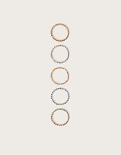 5-Pack Jewel Stretch Bracelets, , large