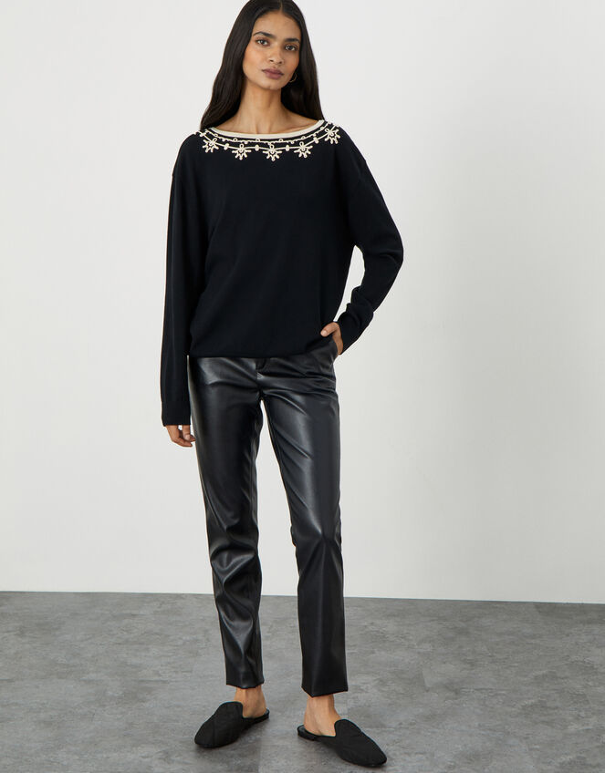 Verna Cornelli V Back Jumper, Black (BLACK), large