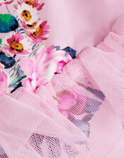 Baby Peony Print Tutu Swimsuit, Pink (PINK), large