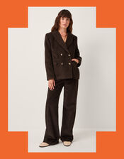 Moliin Alice Corduroy Double Breasted Blazer, Brown (BROWN), large