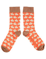Catherine Tough Rabbit Print Socks, , large