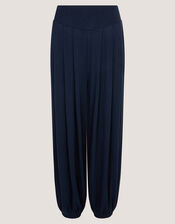 Holly Jersey Balloon Trousers, Blue (NAVY), large