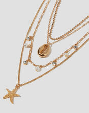 Sea Charm Layered Necklace, , large