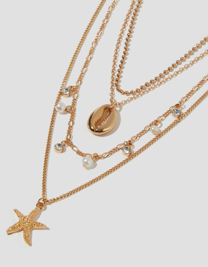 Sea Charm Layered Necklace Jewellery Hair Monsoon