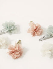 Organza Flower Hair Clip Multipack, , large