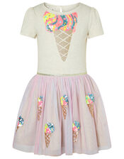 Iris Sequin Ice Cream Disco Dress, Multi (MULTI), large