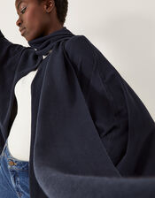 Sara Scarf Poncho, , large