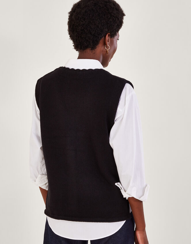 Embellished Waistcoat, Black (BLACK), large