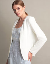 Erica Occasion Jacket, Ivory (IVORY), large