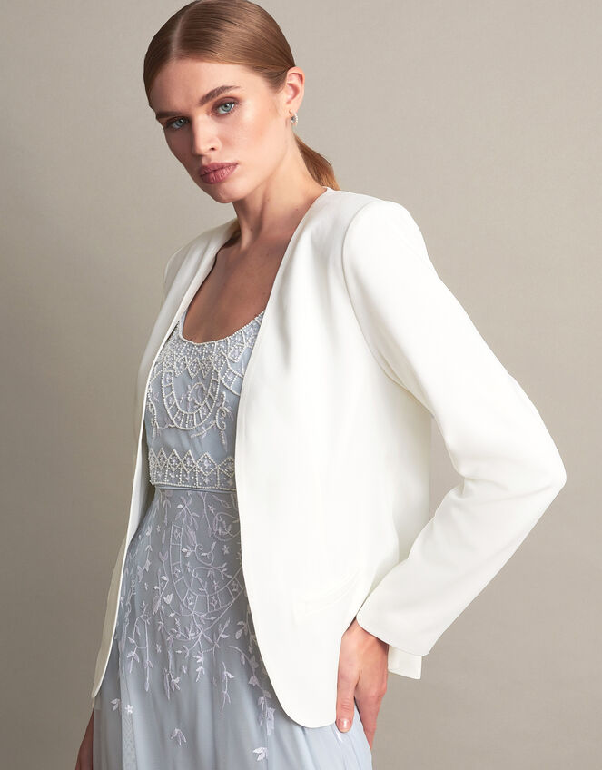 Erica Occasion Jacket, Ivory (IVORY), large