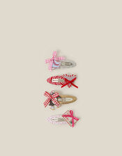 4-Pack Festive Hair Clips, , large