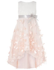 Flutter Butterfly Hi-Low Dress, Pink (PALE PINK), large