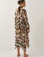 Adra Leopard Print Kaftan, , large