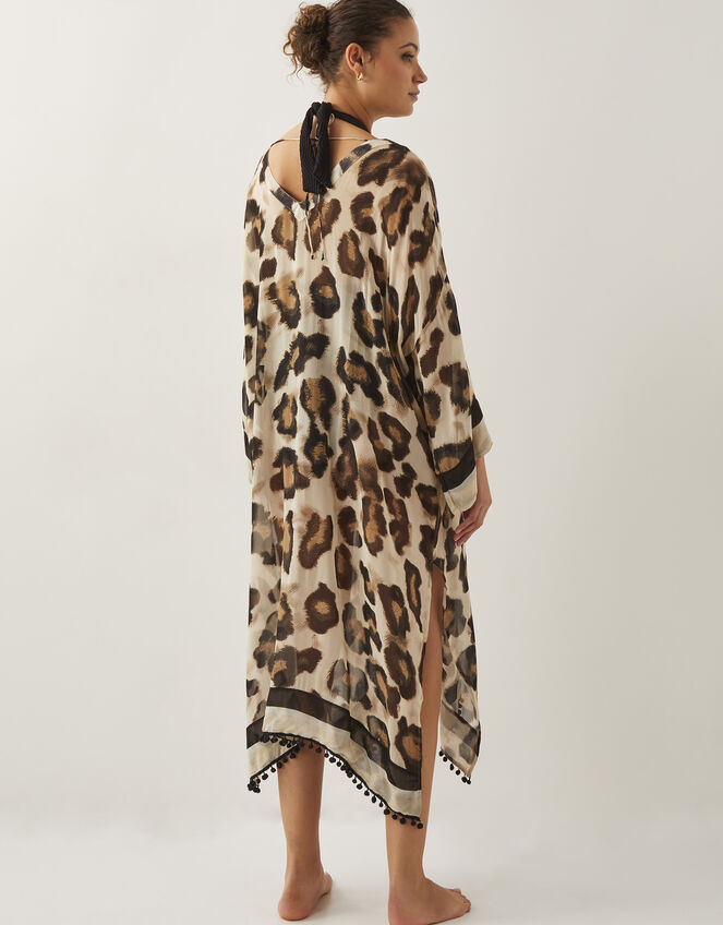Adra Leopard Print Kaftan, , large