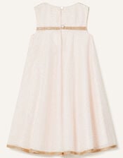 Baby Petal Sequin Swing Dress, Pink (PINK), large
