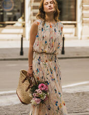 Traffic People Whispers Print Top, Cream (CREAM), large