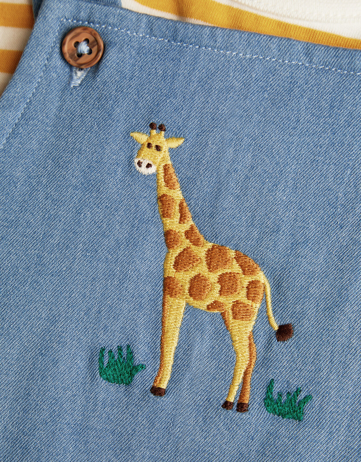 Newborn sales denim romper