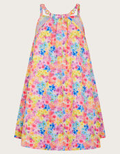 Ditsy Floral Swing Dress, Multi (MULTI), large