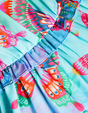 Ombre Butterfly Tiered Dress, Multi (MULTI), large