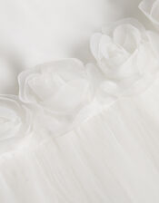 Baby Rosanna 3D Christening Dress, Ivory (IVORY), large