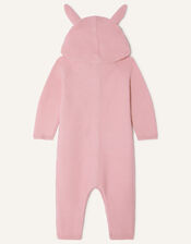 Newborn Knitted All-in-One, Pink (PINK), large