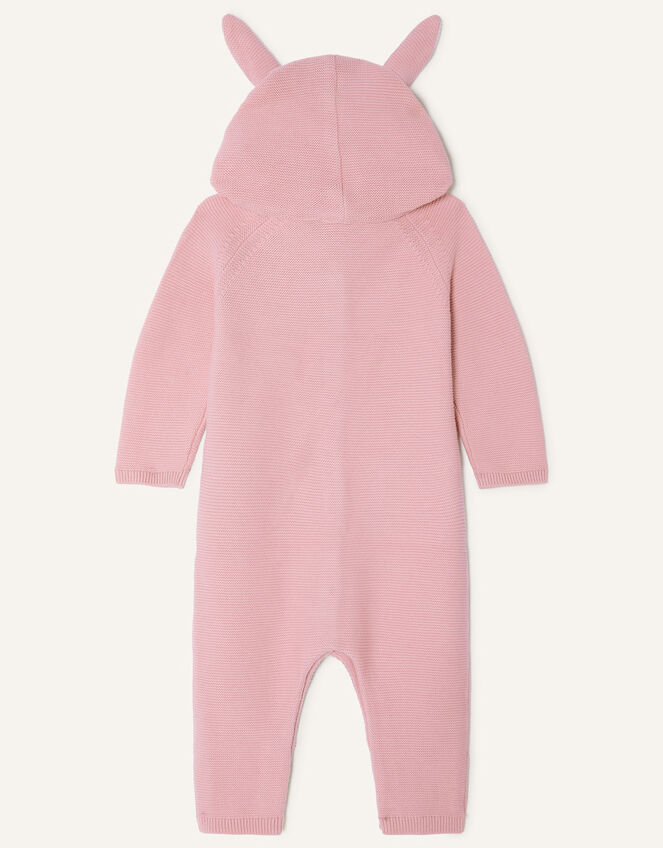 Newborn Knitted All-in-One, Pink (PINK), large